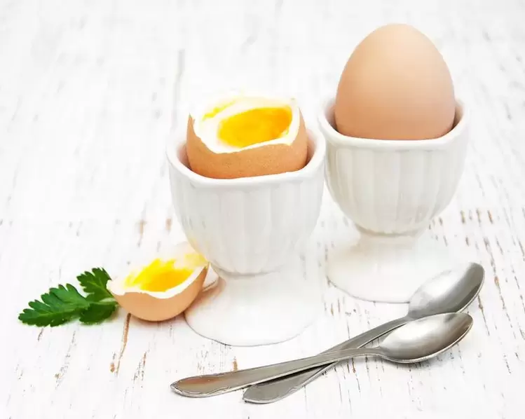 œufs à la coque pour le régime aux œufs