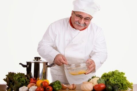 homme préparant des repas pour une bonne nutrition