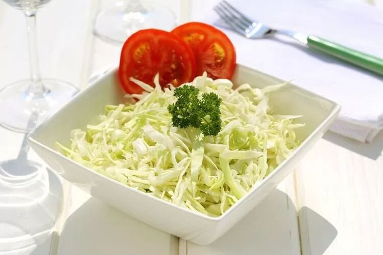 salade avec un régime hydrique